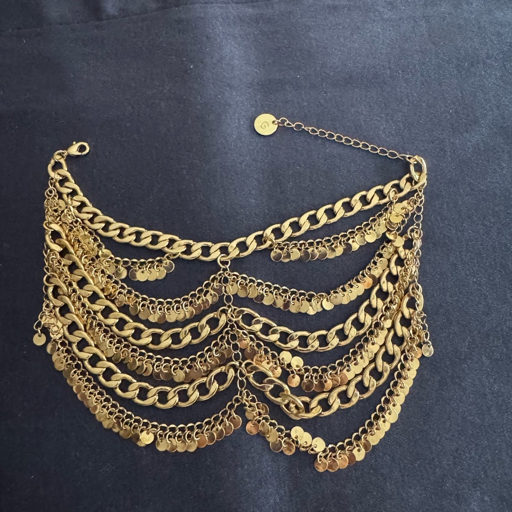 Gypsy Warrior Gold Chain Necklace